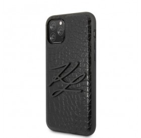 Karl Lagerfeld KLHCN58CRKBK iPhone 11 Pro hardcase czarny/black Croco
