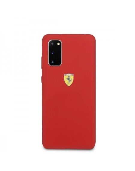 Ferrari Hardcase FESSIHCS62RE S20 G980 czerwony/red Silicone