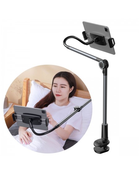 Baseus Otaku life rotary adjustment lazy holder Applicable for phone and tablet gray (SULR-B0G)