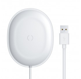 Baseus Jelly Qi wireless charger 15 W + USB - USB Type C cable white (WXGD-02)