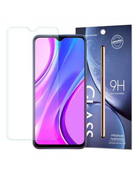 Tempered Glass 9H screen protector for Xiaomi Redmi 9 (packaging - envelope)