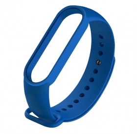 Replacement Silicone Wristband Strap Bracelet Bangle Bracelet for Xiaomi Mi Band 5 Dark Blue