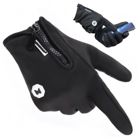 Wozinsky smartphone Gloves Waterproof Touchscreen Gloves Black (WTG1BK)
