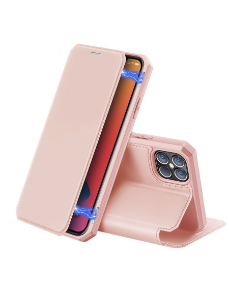 DUX DUCIS Skin X Bookcase type case for iPhone 12 Pro Max pink