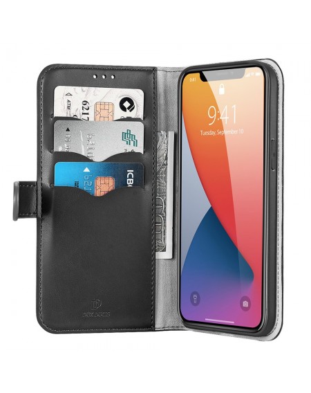 Dux Ducis Kado Bookcase wallet type case for iPhone 12 Pro Max black