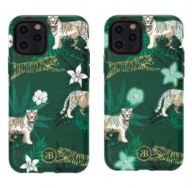 Kingxbar Forest glowing in the dark case decorated with original Swarovski crystals iPhone 11 Pro multicolour (Tiger)