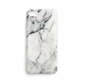 Wozinsky Marble TPU case cover for iPhone 12 Pro / iPhone 12 white