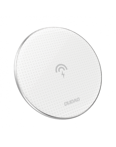 Dudao ultra-thin 10W stylish wireless charger Qi white (A10B white)