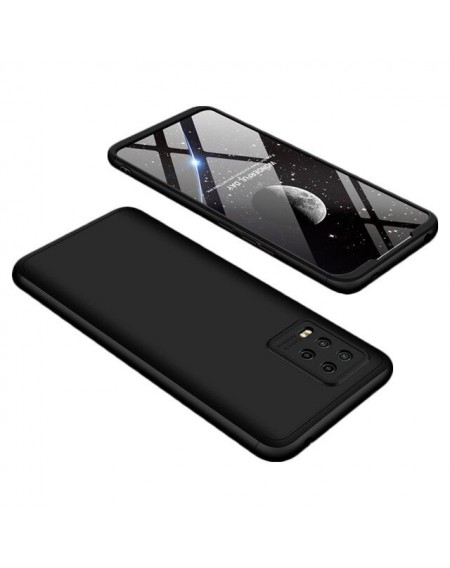 GKK 360 Protection Case Front and Back Case Full Body Cover Xiaomi Mi 10 Lite black