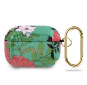 Guess GUACAPTPUBKFL01 AirPods Pro cover zielony/green N.1 Flower Collection