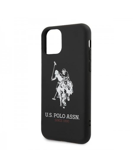 US Polo USHCN58SLHRBK iPhone 11 Pro czarny/black Silicone Collection