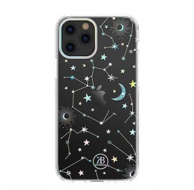 Kingxbar Lucky Series case decorated with original Swarovski crystals iPhone 12 mini transparent (Zodiac)