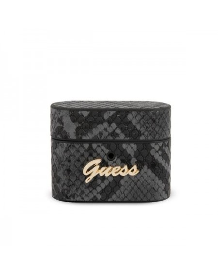 Guess GUACAPPUSNSMLBK AirPods Pro cover czarny/black Python Collection