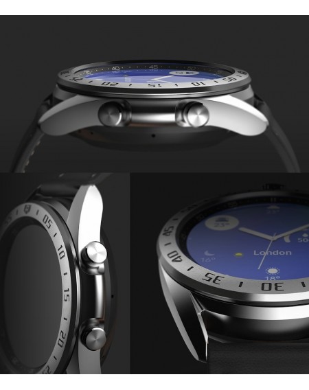 Ringke Bezel Styling case frame envelope ring Samsung Galaxy Watch 3 41 mm silver (GW3-41-01)
