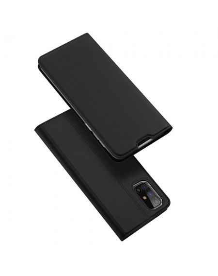 DUX DUCIS Skin Pro Bookcase type case for Samsung Galaxy M31s black