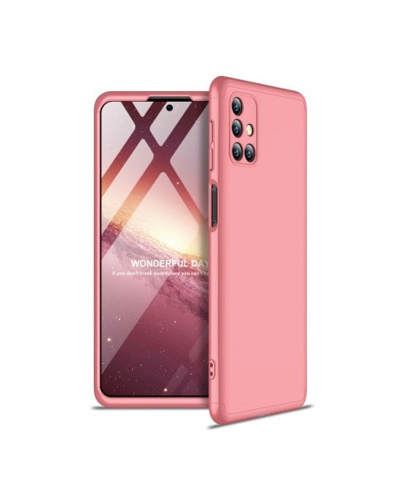 GKK 360 Protection Case Front and Back Case Full Body Cover Samsung Galaxy M31s pink