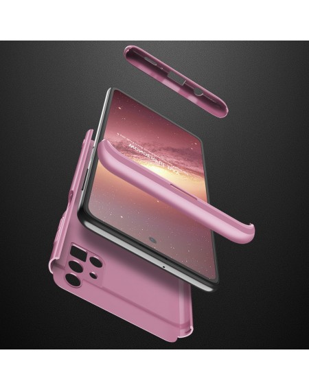 GKK 360 Protection Case Front and Back Case Full Body Cover Samsung Galaxy M51 pink