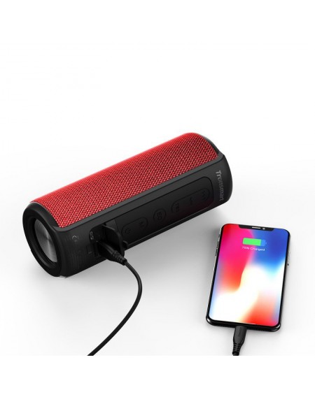 Tronsmart T6 Plus Portable Wireless Bluetooth 5.0 40W Speaker with Powerbank Red (349454)