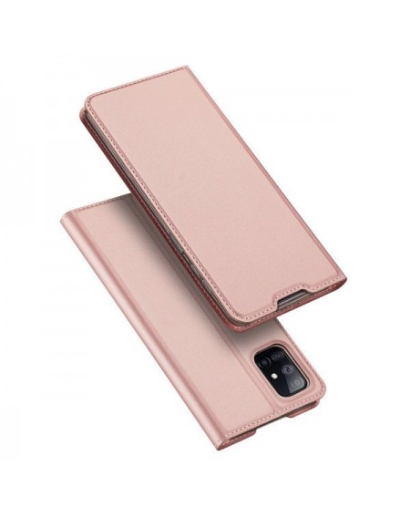 DUX DUCIS Skin Pro Bookcase type case for Samsung Galaxy M51 pink