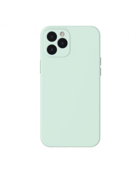 Baseus Liquid Silica Gel Case Flexible gel case iPhone 12 Pro Mint green (WIAPIPH61P-YT6B)