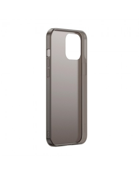 Baseus Frosted Glass Case Hard case with a flexible frame iPhone 12 mini Black (WIAPIPH54N-WS01)