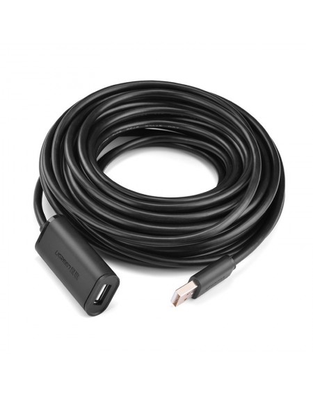 Ugreen active cable USB 2.0 extension cable 480 Mbps 5 m black (US121 10319)