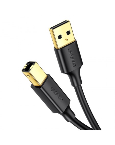 Ugreen USB Type B printer cable (male) - USB 2.0 (male) 480 Mbps 1.5 m black (US135 10350)