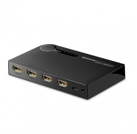 Ugreen switch splitter splitter switch HDMI - 3x HDMI 3D 4K 7.5 Gbps 36 bit per channel black (40234)