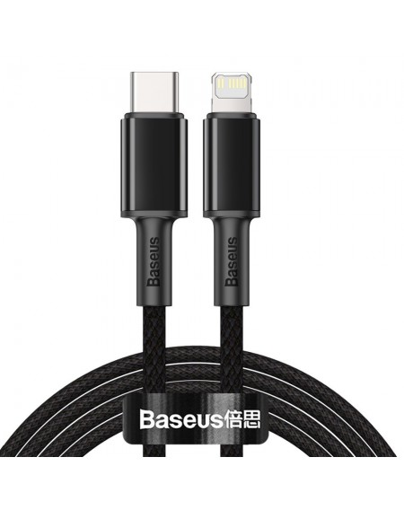 Baseus USB Type C cable - Lightning Fast Charging Power Delivery 20 W 2 m black (CATLGD-A01)