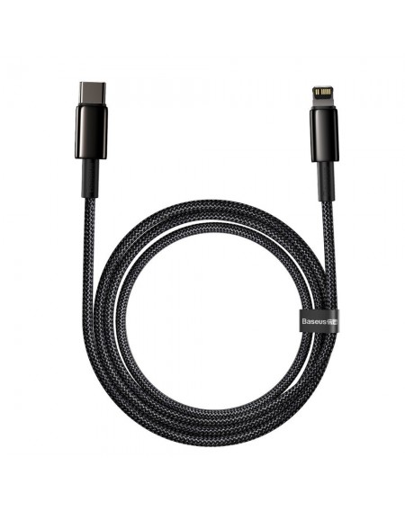 Baseus USB Type C cable - Lightning Fast Charging Power Delivery 20 W 2 m black (CATLWJ-A01)