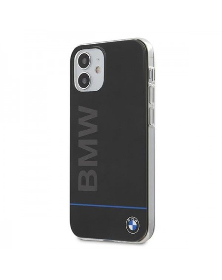 Etui BMW BMHCP12SPCUBBK iPhone 12 mini 5,4" czarny/black hardcase Signature Printed Logo