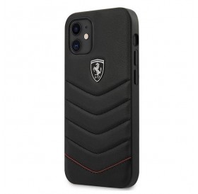 Ferrari FEHQUHCP12SBK iPhone 12 mini 5,4" czarny/black hardcase Off Track Quilted