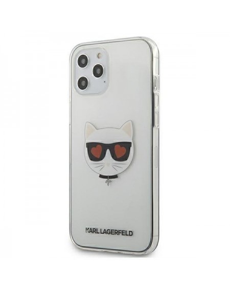 Karl Lagerfeld KLHCP12LCLTR iPhone 12 Pro Max 6,7" hardcase Transparent Choupette