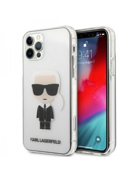 Karl Lagerfeld KLHCP12LTRIK iPhone 12 Pro Max 6,7" hardcase Transparent Ikonik