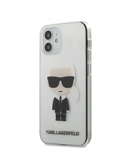 Karl Lagerfeld KLHCP12STRIK iPhone 12 mini 5,4" hardcase Transparent Ikonik