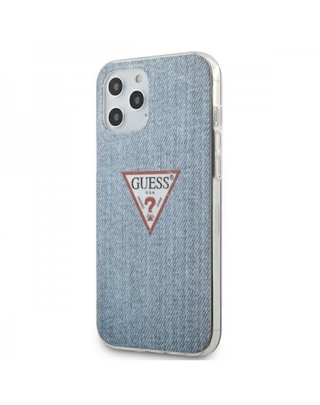 Guess GUHCP12LPCUJULLB iPhone 12 Pro Max 6,7"  niebieski/light blue hardcase Jeans Collection