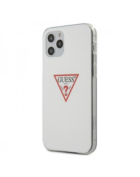 Guess GUHCP12MPCUCTLWH iPhone 12/12 Pro 6,1" biały/white hardcase Triangle Collection