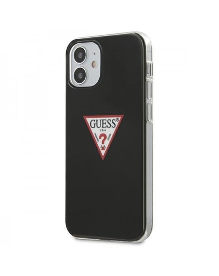 Guess GUHCP12SPCUCTLBK iPhone 12 mini 5,4" czarny/black hardcase Triangle Collection