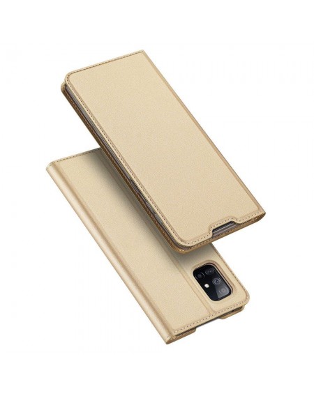 DUX DUCIS Skin Pro Bookcase type case for Samsung Galaxy S20 FE 5G golden