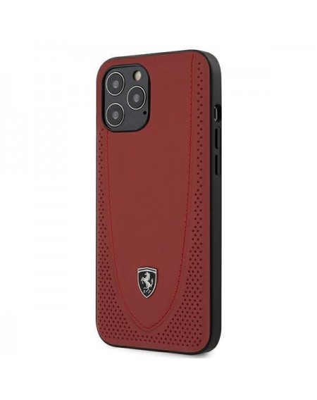 Ferrari FEOGOHCP12LRE iPhone 12 Pro Max 6,7" czerwony/red hardcase Off Track Perforated