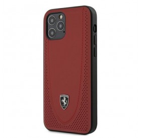 Ferrari FEOGOHCP12MRE iPhone 12/12 Pro 6,1" czerwony/red hardcase Off Track Perforated