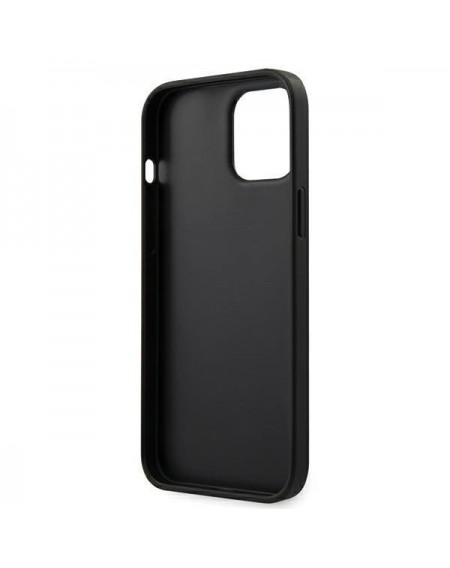 Karl Lagerfeld KLHCP12LSAKICKCBK iPhone 12 Pro Max 6,7" czarny/black hardcase Saffiano Ikonik Karl&Choupette Head