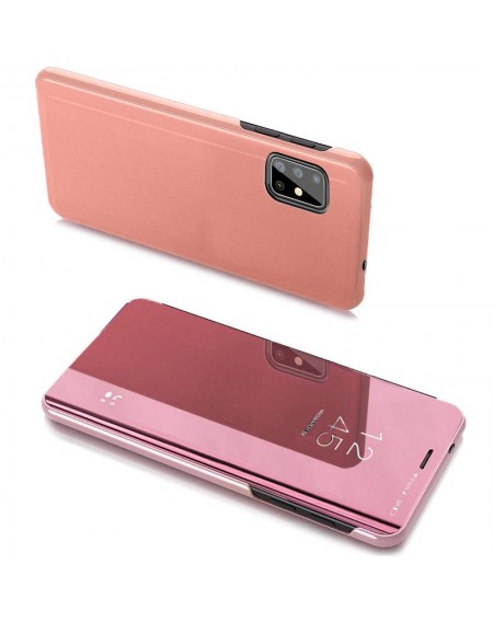 Clear View Case cover for Samsung Galaxy A20s pink