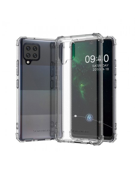 Wozinsky Anti Shock durable case with Military Grade Protection for Samsung Galaxy A42 5G transparent