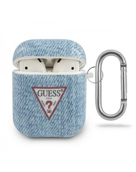 Guess GUACA2TPUJULLB AirPods cover niebieski/light blue Jeans Collection