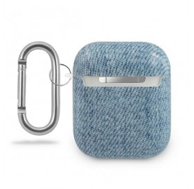 Guess GUACA2TPUJULLB AirPods cover niebieski/light blue Jeans Collection