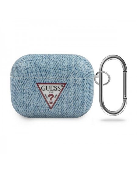 Guess GUACAPTPUJULLB AirPods Pro cover niebieski/light blue Jeans Collection