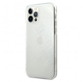 Guess GUHCP12M3D4GTR iPhone 12/12 Pro 6,1" transparent hardcase 4G 3D Pattern Collection