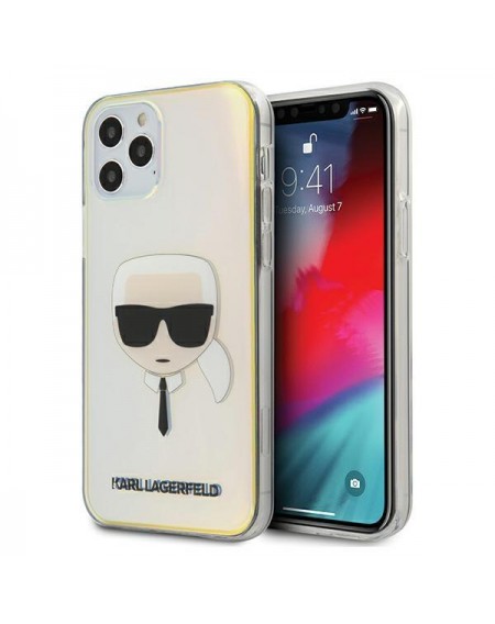 Karl Lagerfeld KLHCP12LPCKHML iPhone 12 Pro Max 6,7" multicolor hardcase Iridescent Karl`s Head