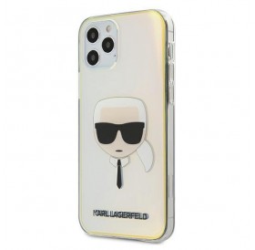 Karl Lagerfeld KLHCP12MPCKHML iPhone 12 /12 Pro 6,1" multicolor hardcase Iridescent Karl`s Head